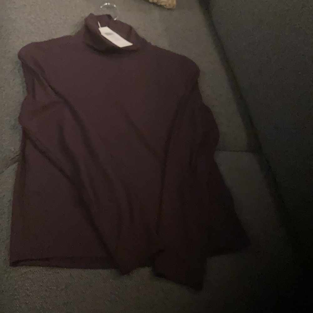 Eileen Fisher Scrunch Turtleneck Long Sleeve Top